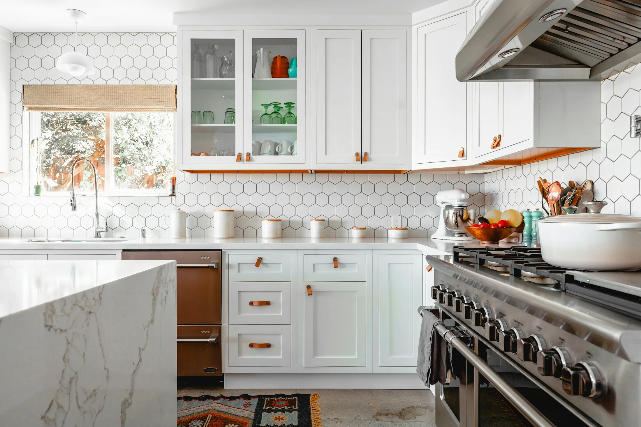 Island kitchens where the slab allows — home interior design in Magarpatta, Pune