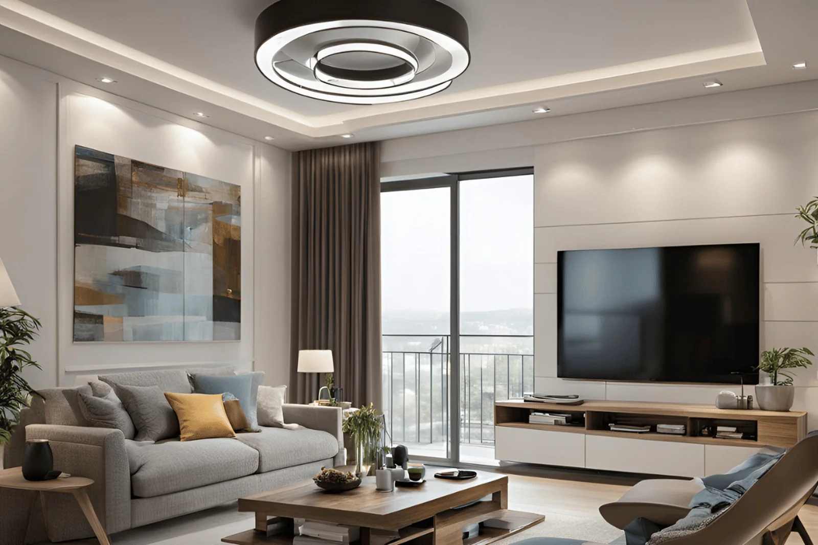 2 and 3 BHK home interior design delivered at Panchshil Towers, Kharadi, Pune