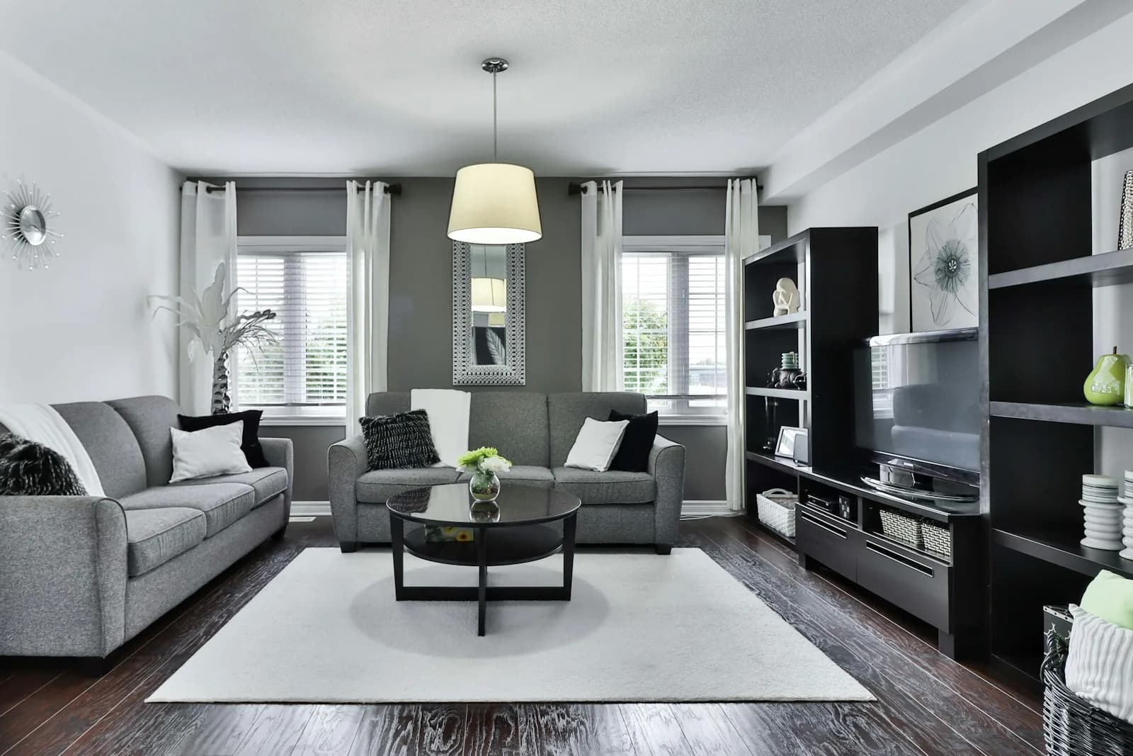 Hallway and open-plan residential interior — 3 BHK, Yashwant Enchante, Kharadi